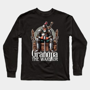 Warrior grandpa hero Long Sleeve T-Shirt